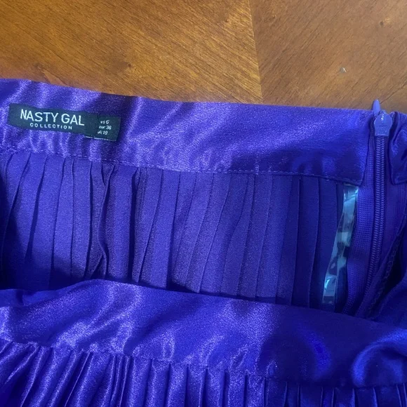 Nasty Gal Vibrant Purple A-Line Skirt - Picture 4 of 5